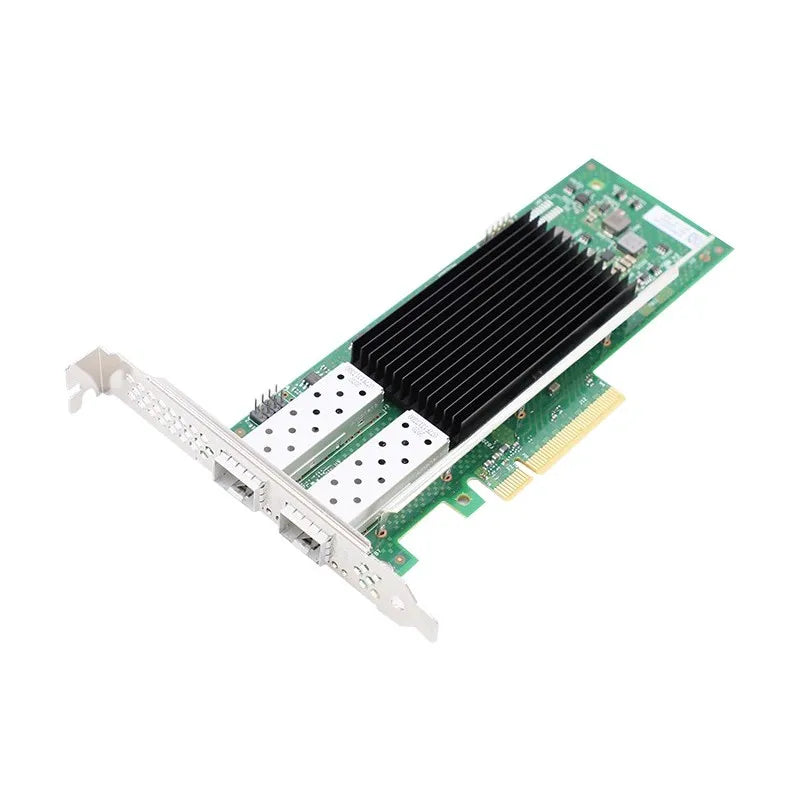 Internal 10Gbps PCI Ethernet Network Adapter E810-XXVDA2 (Black) for Server Use-in Stock