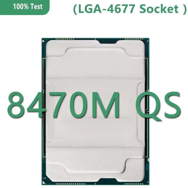 Xeon 8470M QS Version CPU 97.5M 1.70GHZ  52core/104Thread 300W Processor LGA4677 for C741 Ms73-hb1 Motherboard