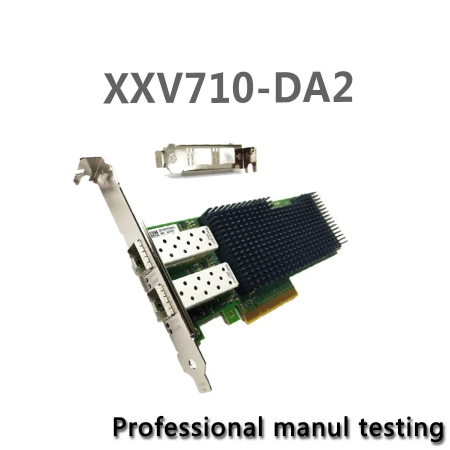 XXV710-DA2 25/10/1GBE Ethernet Network adapet XXV710DA2BLK Tested Well bofore shipping