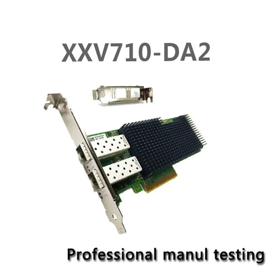 XXV710-DA2 25/10/1GBE Ethernet Network adapet XXV710DA2BLK Tested Well bofore shipping