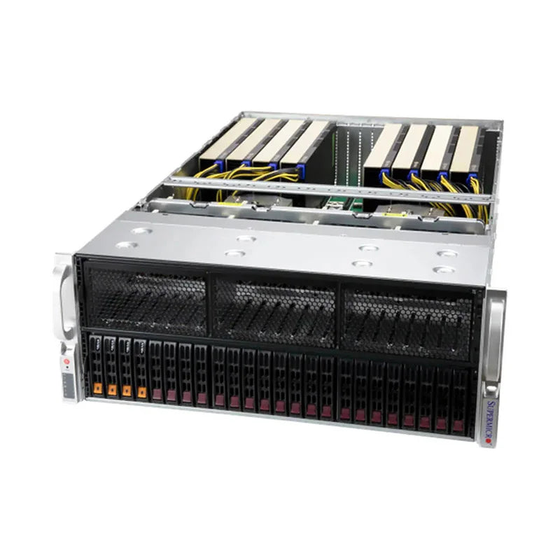 AS-4125GS GPU Server 4U Rack for L40 L40S A5000 PCIE/SXM Nvlink AI Computer Graphics Card Case
