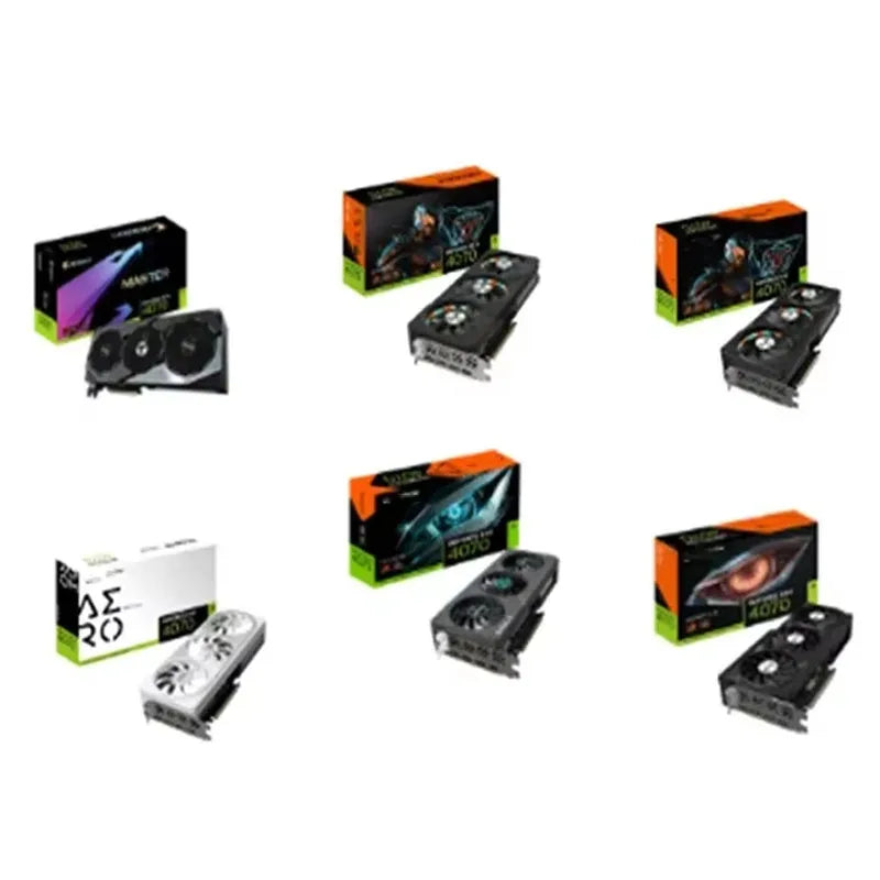 GeForce RTX 4070 12G MASTER/GAMING OC V2 Aero Eagle Windforce OC Cooling System Dual BIOS Mode New Fan Powered Wind Power