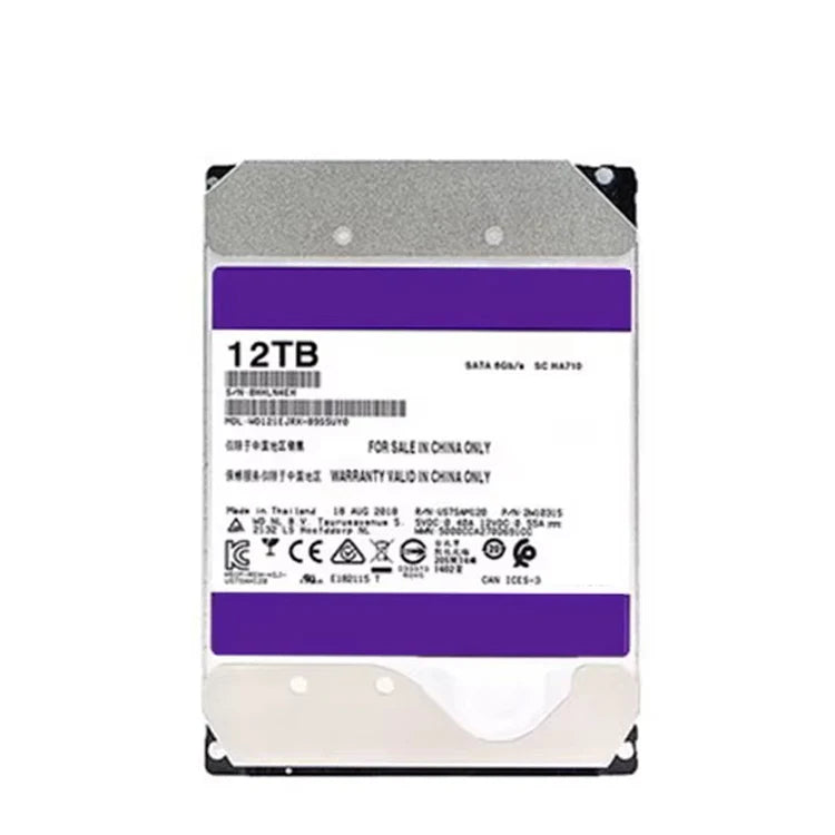 WD121PURZ / WD121EJRX 12TB RPM 7200 Rpm Cache 256MB SATA 6Gb/s 3.5-inch HDD