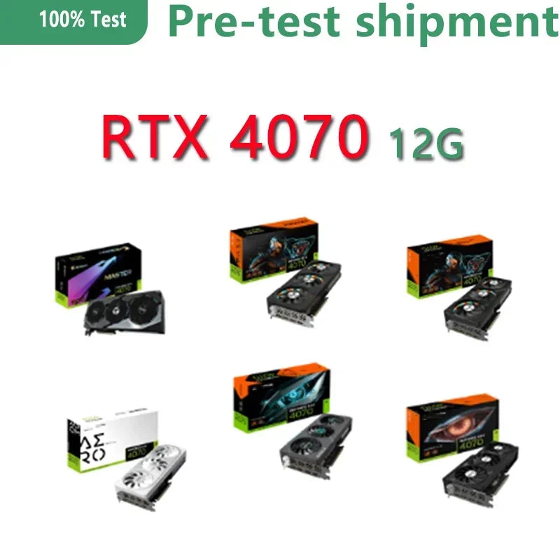 GeForce RTX 4070 12G MASTER/GAMING OC V2 Aero Eagle Windforce OC Cooling System Dual BIOS Mode New Fan Powered Wind Power
