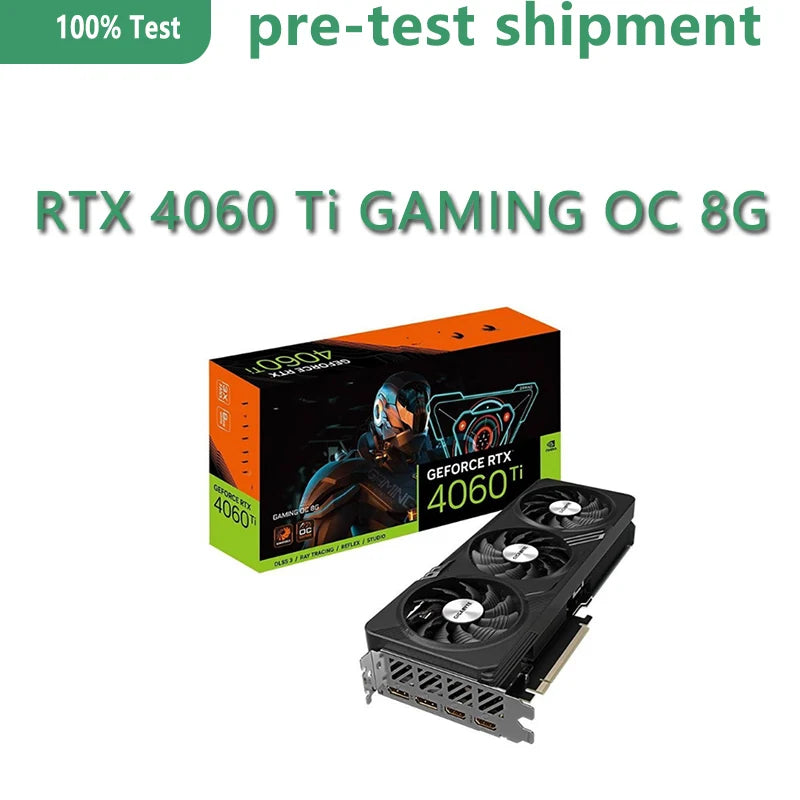 GeForce RTX 4060 Ti GAMING OC 8G 8GB GDDR6 128bit RGB Fusion Wind Power Cooling System Dual BIOS Mode for Desktop RGB Fusion Fan