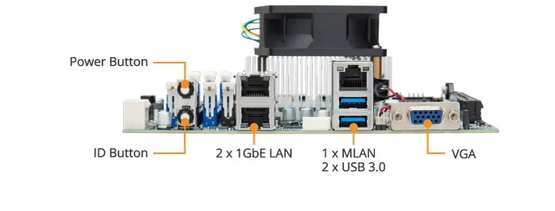 MJ11-EC0 /MJ11-CE1 Motherboard with EPYC 3151 CPU Processor+ 32GB DDR4-2666Mhz RAM Memory