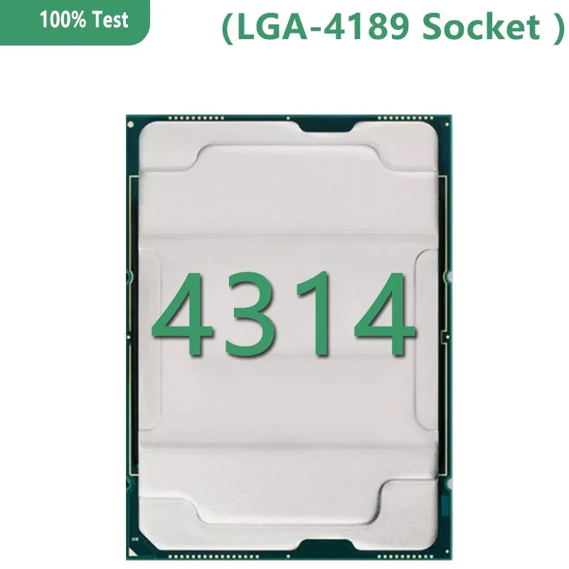Xeon 4314 CPU Platina 3.4GHZ 16C/32T 24MB 135W LGA 4189 Processador for Server New Refurbished Used