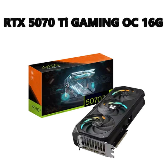 GeForce RTX 5070 Ti GAMING OC 16G 2588 MHz 28 Gbps 16GB GDDR7  256 Bit PCI-E 5.0  DirectX 12 API 750W 16 Pin*1