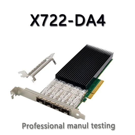 ST7329 X722-DA4 Pcie X8 10Gbe Server Optical Network Card 10G SFP+Server Optical Fiber IWARP RDMA Network Card