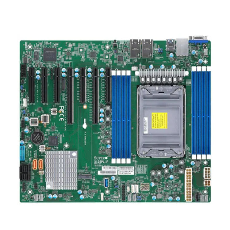 X12SPL-F for 3th C621A Motherboard +1pcs 6338 32C/64T LGA-4189 CPU Processor +8pcs 64G DDR4-3200MHZ Recc RAM Memory