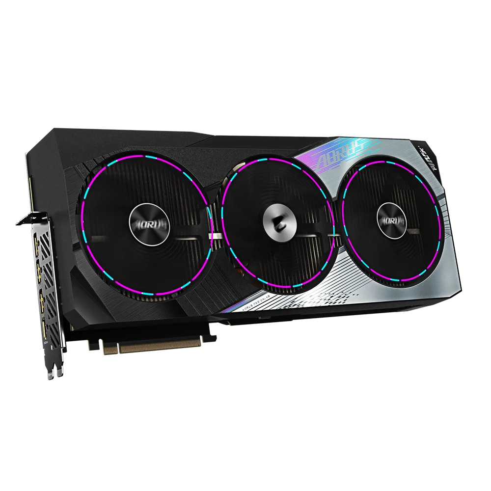 Graphics Card AORUS GeForce RTX 4090 MASTER 24G GDDR6X 384-bit Memory LCD Edge View RGB Fusion Video Card GV-N4090AORUS M-24GD