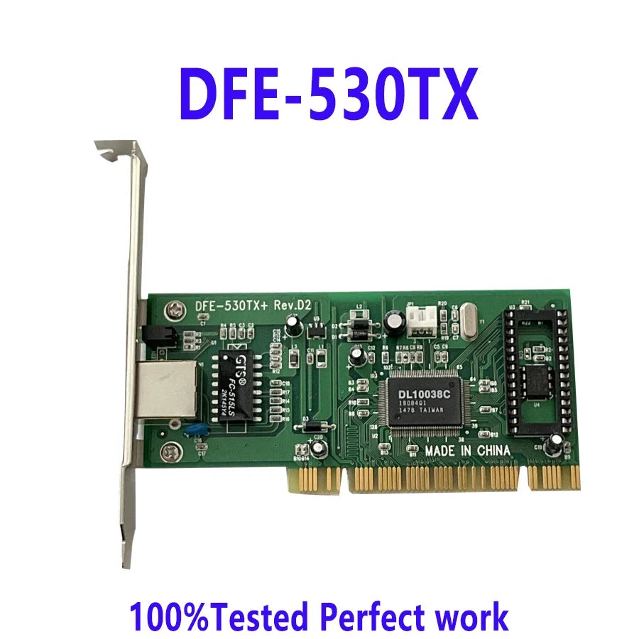 D-Link DFE-530TX+Fast Ethernet Network Wired Adapter 10/100 PCI Card
