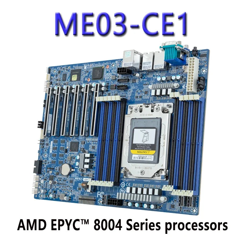 For Gigabyte ME03-CE1 (rev.1.0) Motherboard AMD EPYC 8004 Series Processors  DDR5 Processor Tested Well Bofore Shipping