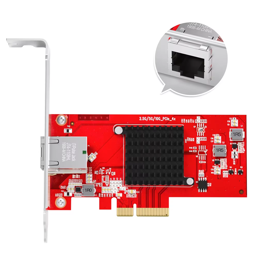 EP-9638 PCI 10Gbps Wireless Ethernet Network Adapter with AQC107 Chips for Server Use Stock Used