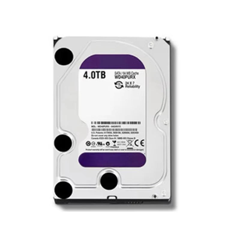 WD40PURX/WD43PURZ/WD40EJRX / WD42PURX / WD42PURZ Capacity 4TB Speed 5400rpm Cache 64MB SATA6Gb/s 3.5-inch