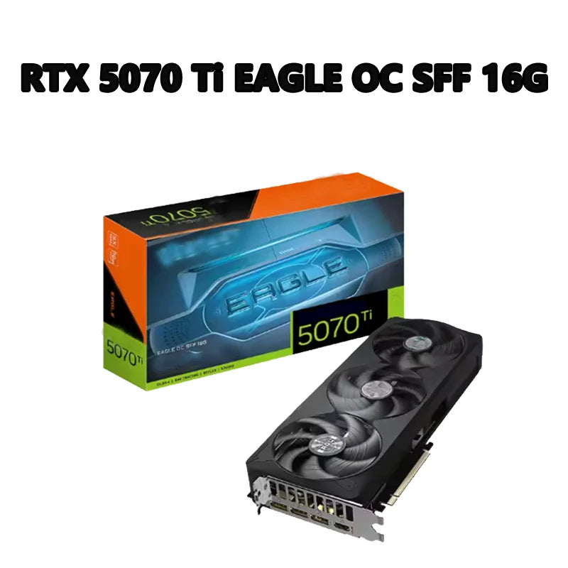 GeForce RTX 5070 Ti EAGLE OC SFF 16G 2542 MHz 28 Gbps 16GB  256 Bit PCI-E 5.0 OpenGL 4.6 750W 16 Pin*1