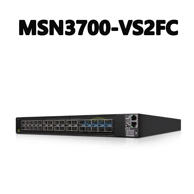 MSN3700-VS2FC Cumulus Linux 32 QSFP56 Ports 2 Power Supplies (AC) Standard Depth X86 CPU P2C Airflow Rail Kit