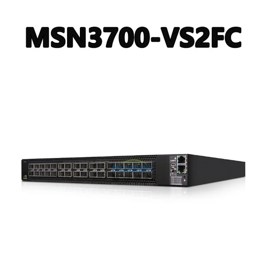 MSN3700-VS2FC Cumulus Linux 32 QSFP56 Ports 2 Power Supplies (AC) Standard Depth X86 CPU P2C Airflow Rail Kit