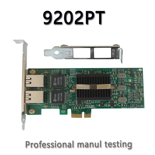LR-LINK 9202PT 10/100/1000Mb Gigabit Ethernet Lan Network Card Dual Port RJ45 PCI-Express Network Adapter For PC Server NIC
