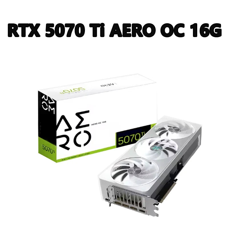 GeForce RTX 5070 Ti AERO OC 16G 2588 MHz 28 Gbps 16GB GDDR7 256 Bit PCI-E 5.0 OpenGL 4.6 750W 16 Pin*1