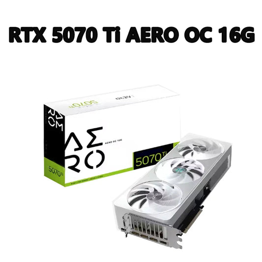 GeForce RTX 5070 Ti AERO OC 16G 2588 MHz 28 Gbps 16GB GDDR7 256 Bit PCI-E 5.0 OpenGL 4.6 750W 16 Pin*1