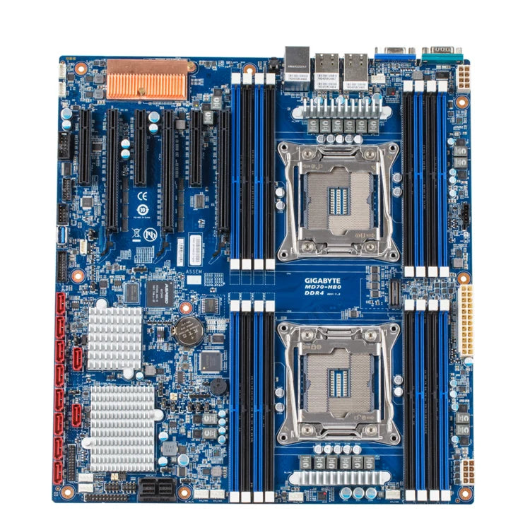 MD70-HB0 Intel C612 Chipset Refurbished Server Motherboard Supports E5-2640v3 1650v3 16 X RDIMM/LRDIMM ECC DDR4 DIMM Slots 2 X