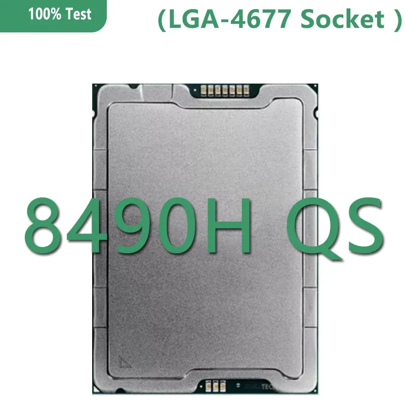 Xeon 8490H QS Version CPU 112.5MB 1.9GHZ 60Core/120Thread 350W Processor LGA4677 for C741 Ms73-hb1 Motherboard