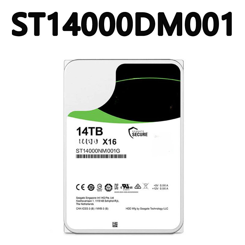 ST14000DM001 3.5-Inch SATA 3.0 6Gb/s Cache 256MB HDD 7200rpm 14TB Internal with Refurbished Status