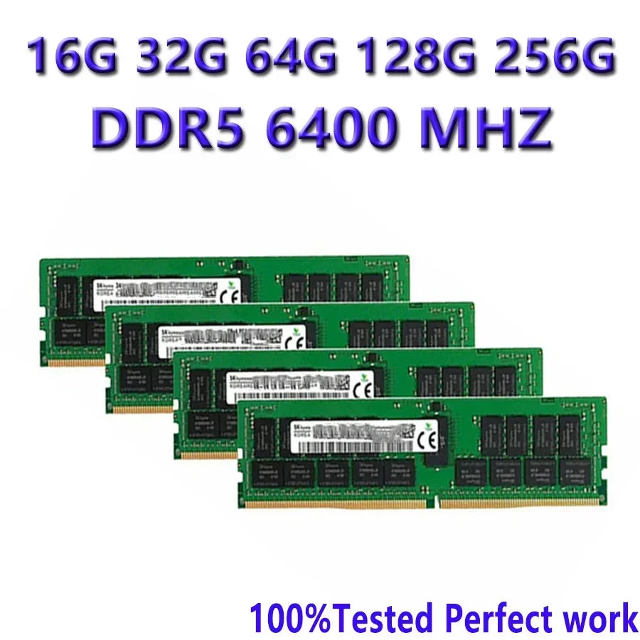 M321RYGA0PB2-CCP 96GB DDR5 6400MHz 1.1V RDIMM 2R X4 4G X4 X40 288pins Stock ECC AI Server 5G & Connectivity
