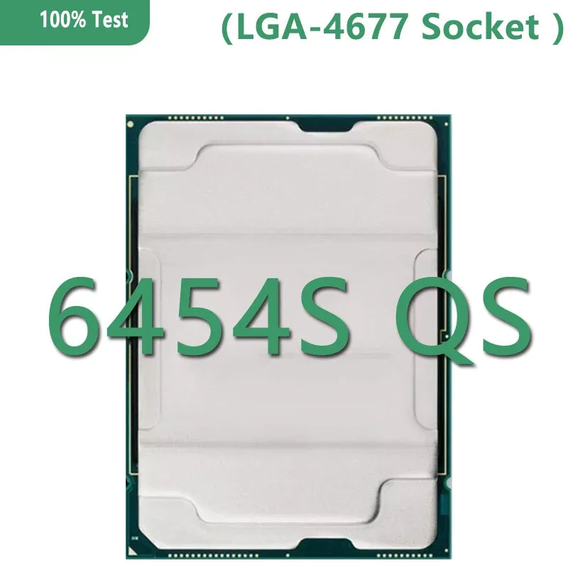 Xeon Gold Medal 6454S QS Version CPU 60MB 2.2GHZ 32Core/64Thread 270W Processor LGA4677 for C741 Server Motherboard