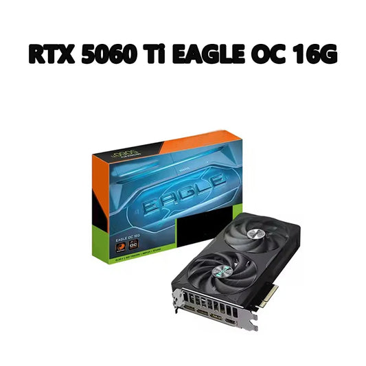 GeForce RTX 5060 Ti EAGLE OC 16G 2617 MHz 28 Gbps 16 GB GDDR7 128 Bit PCI-E 5.0 DirectX 12 API 650W 8 Pin*1