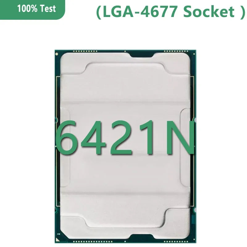 Xeon Gold Medal 6421N Version CPU 60MB 1.8GHZ 32Core/64Thread 185W Processor for C741 Server Motherboard Used