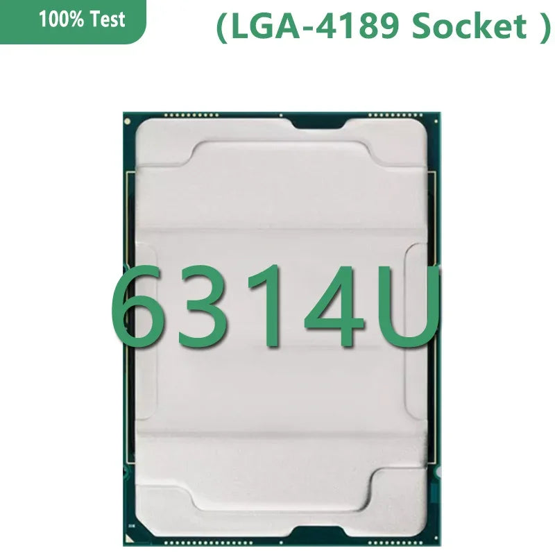 Xeon 6314U CPU Platina 3.4GHz 32C/64T 48MB 205W LGA 4189 Processador for 4189 Server Application