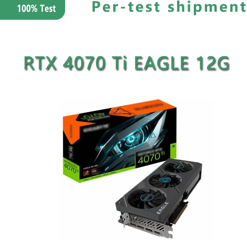 GeForce RTX 4070 Ti EAGLE 12G GV-N407TEAGLE-12GD 12GB GDDR6X 192bit Dual BIOS Mode Wind Power Cooling System