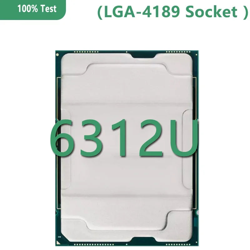 Xeon 6312U CPU Platina 3.6GHz 24C/48T 36MB 185W LGA 4189 Processador for Server New Refurbished Used