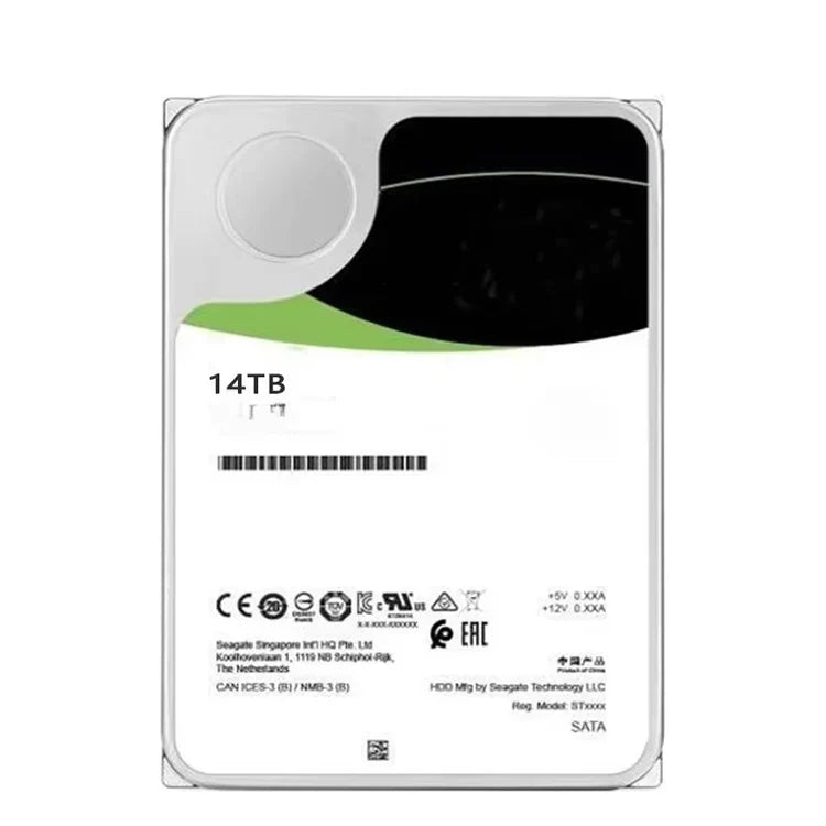 Enterprise level HDD EXOS ST14000nm0258 X14 7200 14TB ENTERPRISE 256MB 3.5 SAS HARD DRIVEwork for server only