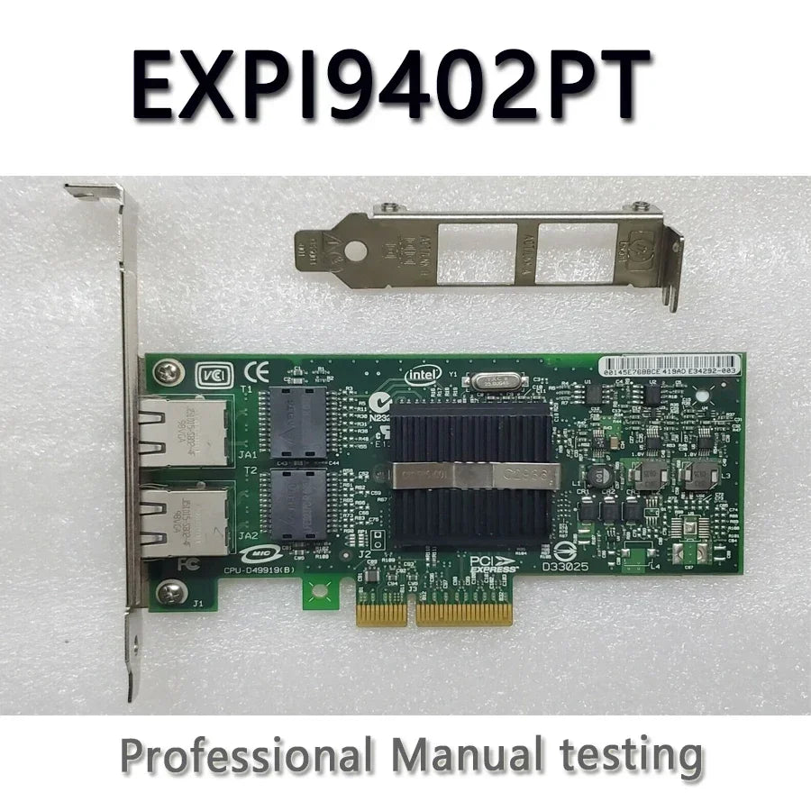 EXPI9402PT PRO/1000 Dual Port Server Adapter PCI-E Network Card 82571