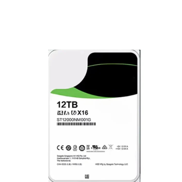 Enterprise Level HDD EXOS ST12000NM0008/ST12000nm0248 X14 7200 12TB ENTERPRISE 256MB 3.5 SAS HARD DRIVEwork for Server Only