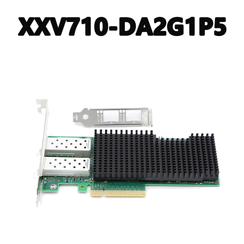 XXV710-DA2G1P5 1GbE/10GbE/25GbE PCI-E V3.0 8.0 GT/s SFP28  Connector Number of Ports 2