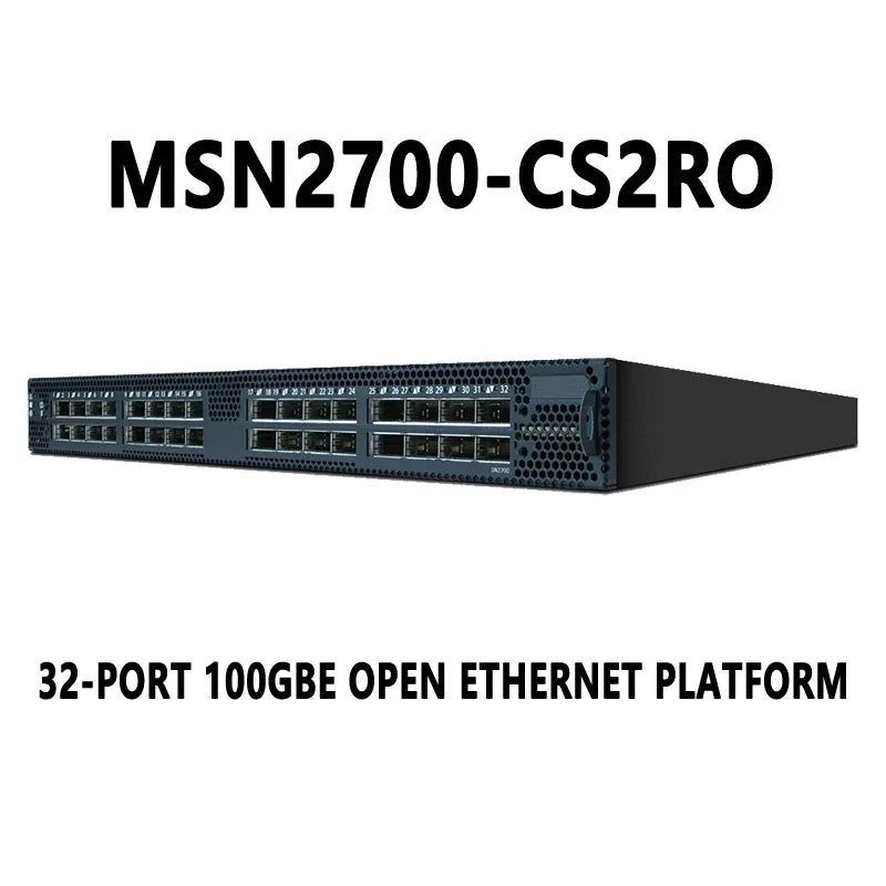 MSN2700-CS2RO Open Ethernet Switch Spectrum-based 32-port 100GbE Open Ethernet Platform
