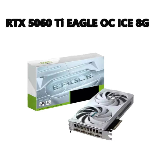 GeForce RTX 5060 Ti EAGLE OC ICE 8G 2617 MHz  28 Gbps  8 GB GDDR7 128 Bit  PCI-E 5.0 DirectX 12 API 650W