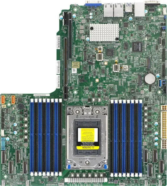 H12SSW-NTR Refurbished Server Use DDR4-3200MHz Motherboard Compatible Tested Approved AMD EPYC 7003/7002 Series Processors PCI-E