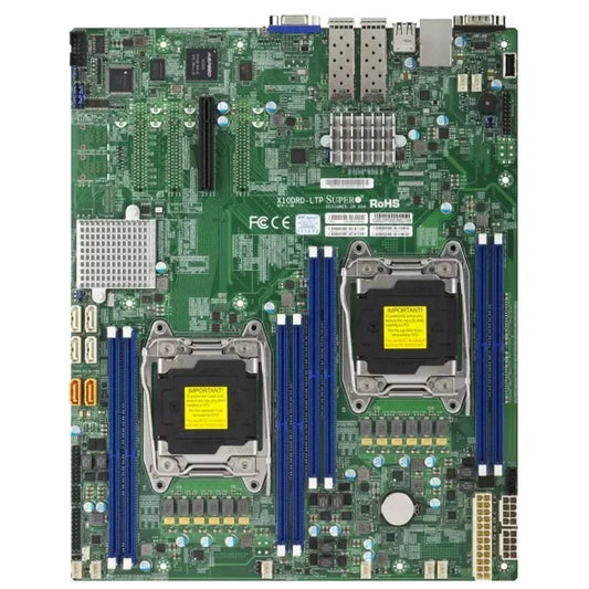 X10DRD-LTP Motherboard LGA2011-3 +2* E5-2696V4 22C/44T 150W CPU Processor +4*16GB = 64GB DDR4-2400mhz Memory for Server