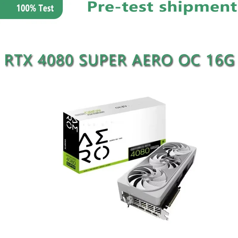 GeForce RTX 4080 SUPER AERO OC 16G GV-N408SAERO OC-16GD 16GB GDDR6X 256-bit RGB Fusion Wind Power Cooling System