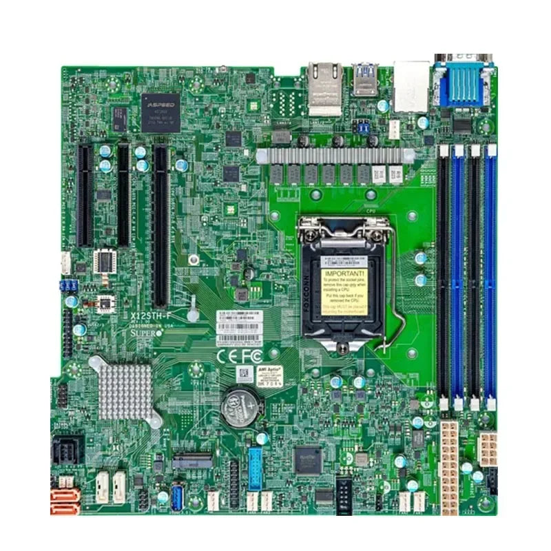 X12STH-F for 10th Generation LGA-1200 PIN C256 DDR4-3200MHZ XEON E-2300 Processor Tested Well Before Shipping