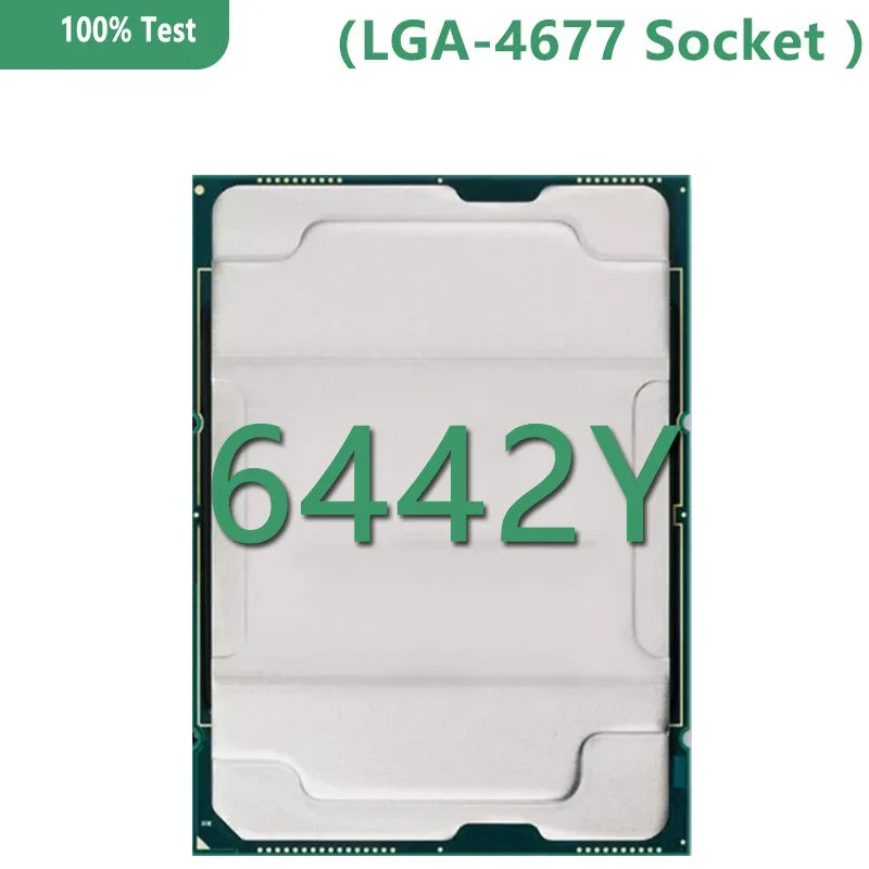 Xeon Gold Medal 6442Y Version CPU 60MB 2.6GHZ 24Core/48Thread 225W Processor for C741 Server Motherboard New & Refurbished