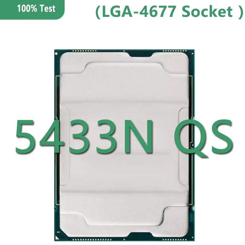 Xeon Gold Medal 5433N Qs Version CPU 37.5MB 2.3GHZ 20Core/40Thread 160W Processor LGA4677 for C741 Server Motherboard