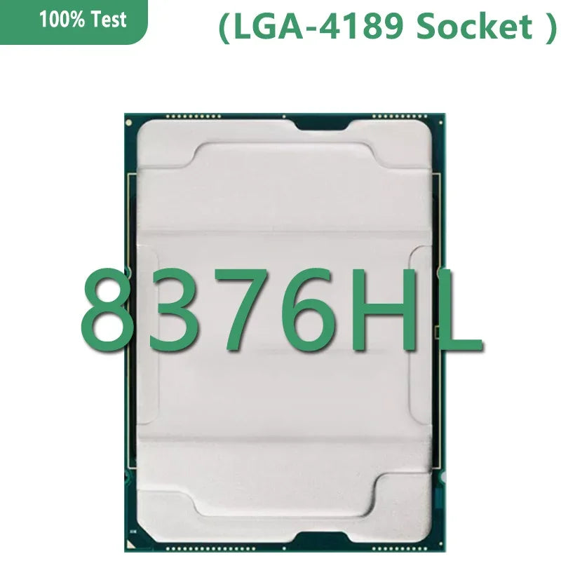 Xeon Platinum 8376HL CPU Processor 28 Cores 56 Threads 205W Support 38.5M/ DDR4 3200mhz for LGA4189 Server Refurbished