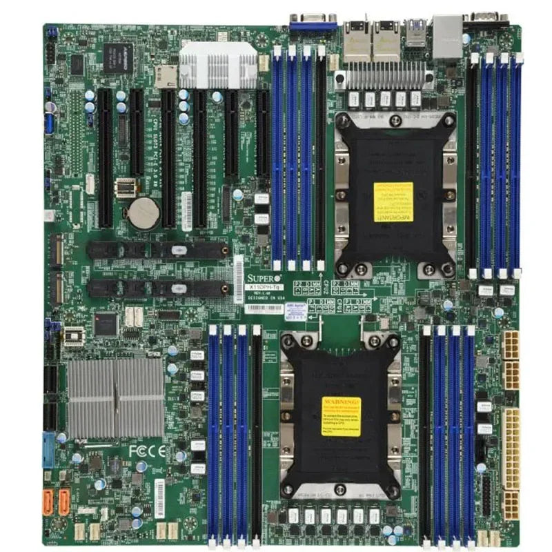 X11DPH-Tq E-ATX Motherboard for 2nd Gen LGA-3647 DDR4-2933MHz Intel C627 Refurbished Processor Server/Workstation USB 2.0 Ports
