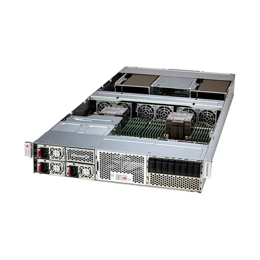 SYS-221GE-NR GPU Server 2U Rack for Nvidia NV Tesla H100 A100 L40 A30 PCIE/SXM Nvlink AI Computer Graphics Card Case